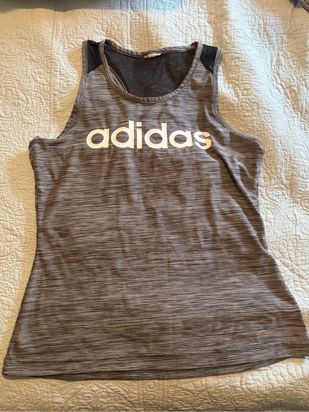 Adidas Climalite Gray Athletic Tank (small, missing tag)